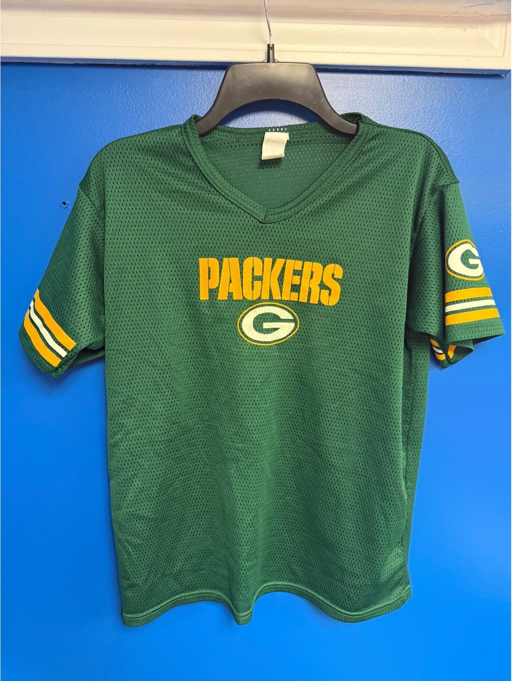 Franklin Sports Green Bay Packers Mesh Jersey #17 Davante Adams Youth Large